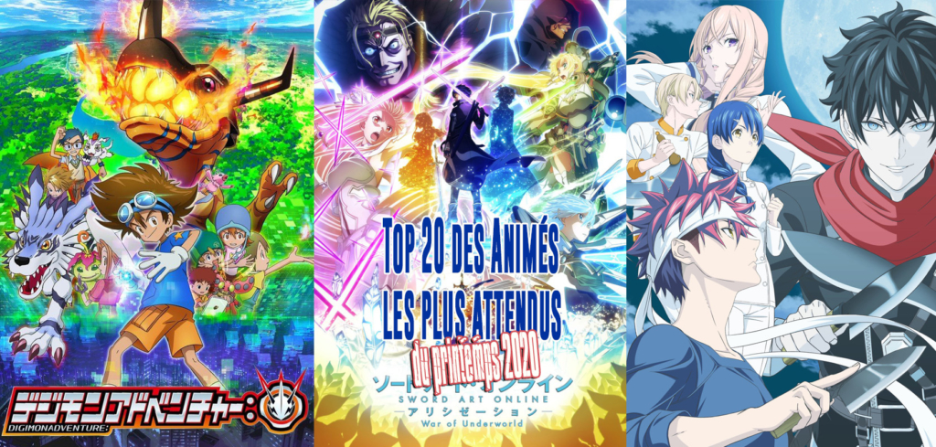 Top 20 Des Animes Les Plus Attendus Printemps 2020 1024x489