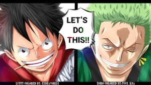 Couple Colored Luffy Zoro By Endeavor1 Dckhdnh1 300x169