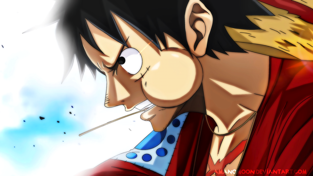 One Piece Magazine Cover Luffy Anime Adaptation HD by Amanomoon on