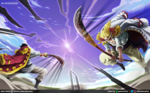 One Piece Cap 966 Gold Roger Vs Shirohige By Goldenhans 300x186