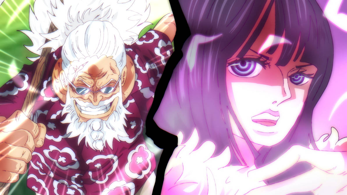 One Piece Chapitre Scan 1147 1148 Gaban And Robin By Parakiu