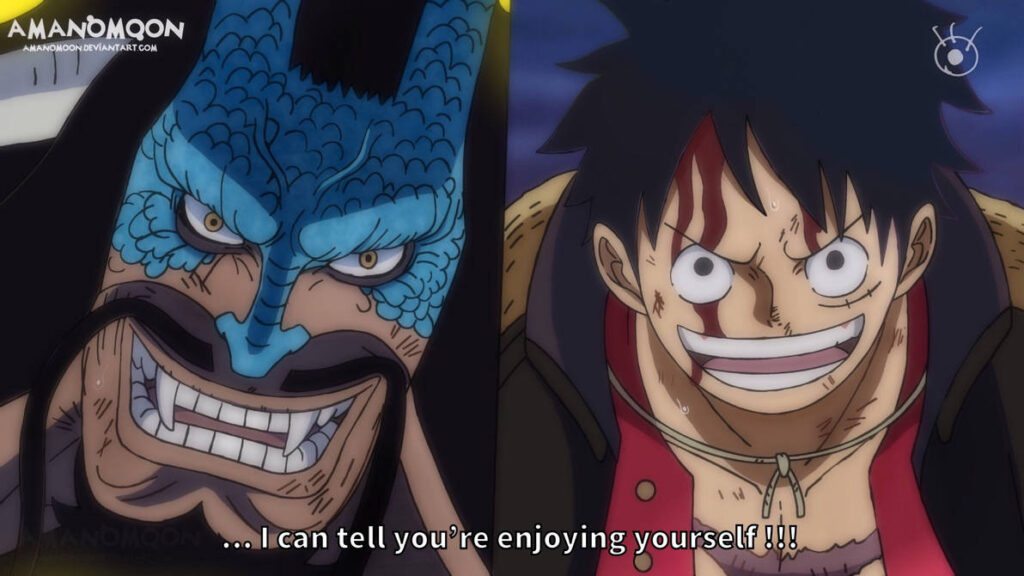 One Piece Chapter 1011 Luffy Vs Hyrbid Kaido Anime By Amanomoon 1024x576