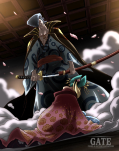 One Piece Chapter 933 Kyoshiro And Komurasaki By Pisces D Gate Dd07uiz Pre 237x300