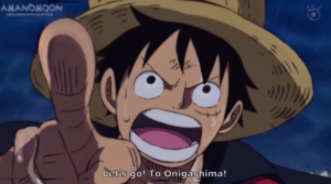 One Piece Chapter 976 Luffy Go To Onigashima By Amanomoon 300x167