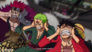 One Piece Chapter 981 Luffy Zorro Kid Vs Apoo Anim By Amanomoon 300x169