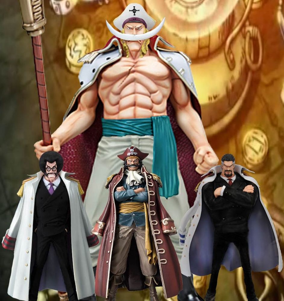 One Piece Gol D Roger Whitebeard Garp Sengoku Prim By Redscarr D4l09by